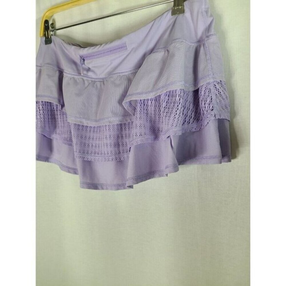 Lululemon Run- Nothing to Hide Mini Skirt-Lilac Size 10- RARE - Picture 7 of 8